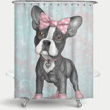 Cortina de Baño Sweet Frenchie