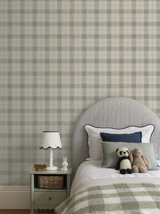 Papel Mural Thick and Thin Green