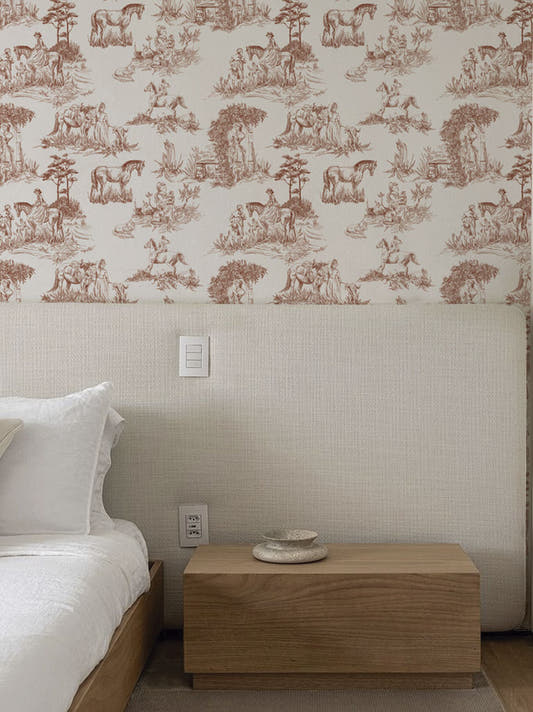 Papel Mural Toile de Jouy Burdeo