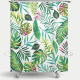 Cortina de Baño Tropical Flora