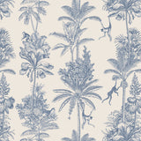 Mantel de Hule Vintage Palms and Monkeys