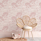Papel Mural Woodland Rosado