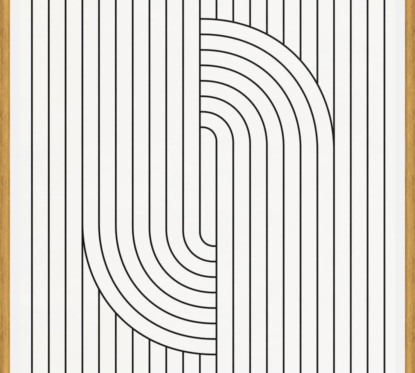 Cuadro Lines And Shapes - b02