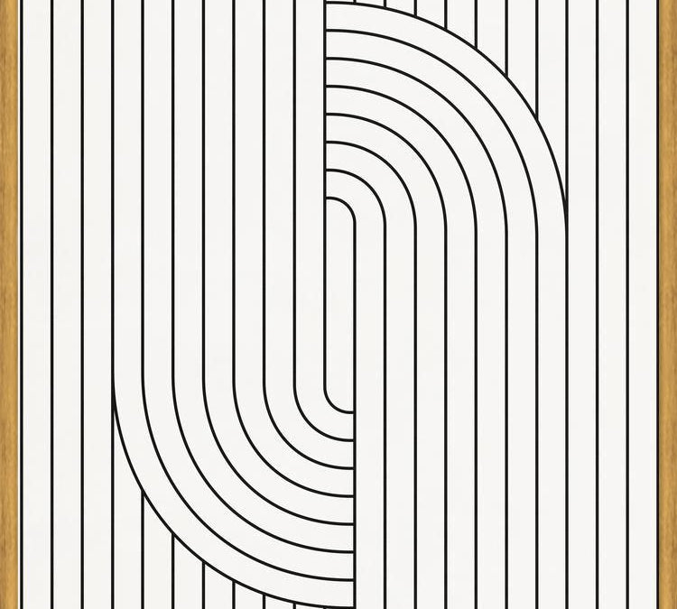 Cuadro Lines And Shapes - b02