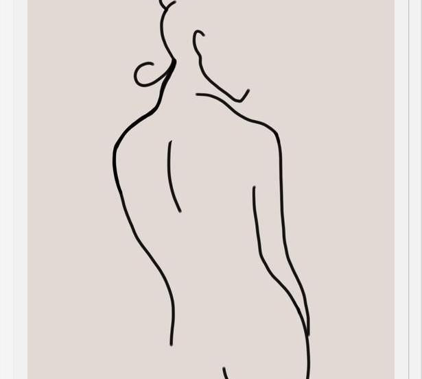 Cuadro Woman Body