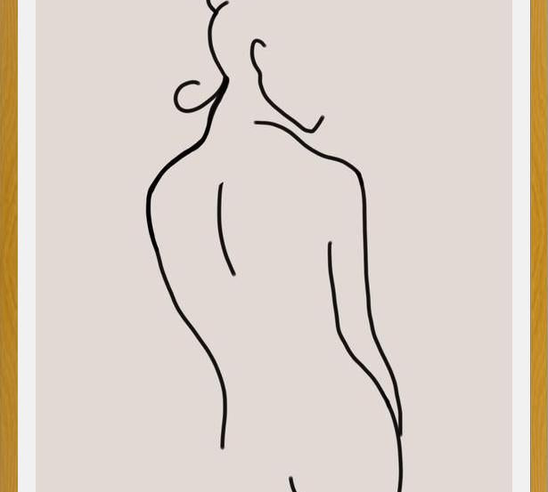 Cuadro Woman Body