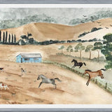 Cuadro Campo y caballos