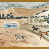 Cuadro Campo y caballos