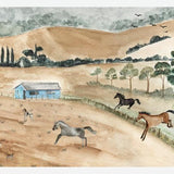 Cuadro Campo y caballos