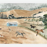 Cuadro Campo y caballos