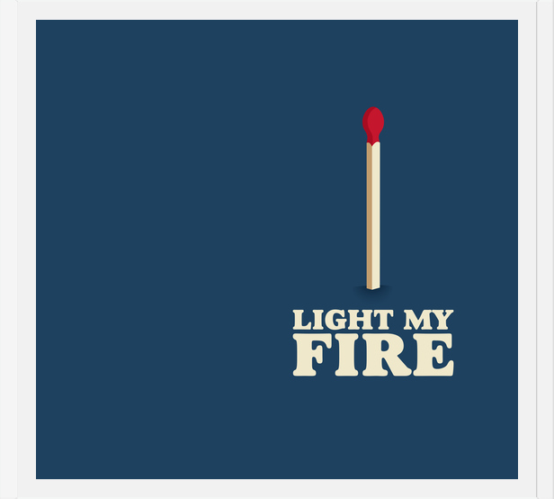 Cuadro Light My Fire