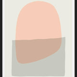 Cuadro Simple shapes in soft tones 6