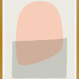 Cuadro Simple shapes in soft tones 6
