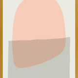 Cuadro Simple shapes in soft tones 6