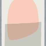 Cuadro Simple shapes in soft tones 6
