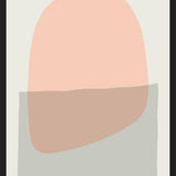 Cuadro Simple shapes in soft tones 6