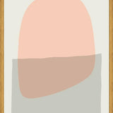 Cuadro Simple shapes in soft tones 6