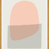 Cuadro Simple shapes in soft tones 6
