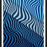 Cuadro Wild Stripes Blue