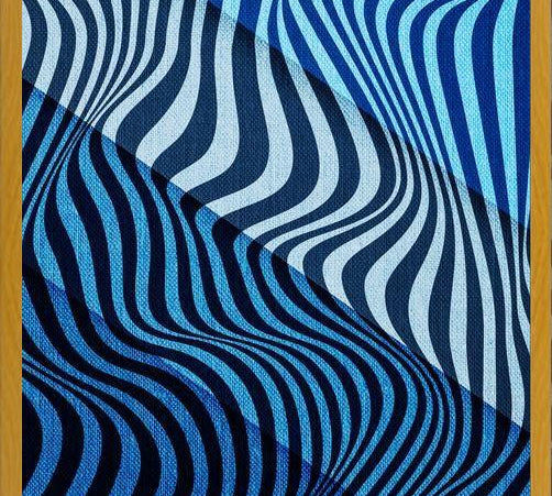 Cuadro Wild Stripes Blue