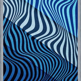 Cuadro Wild Stripes Blue