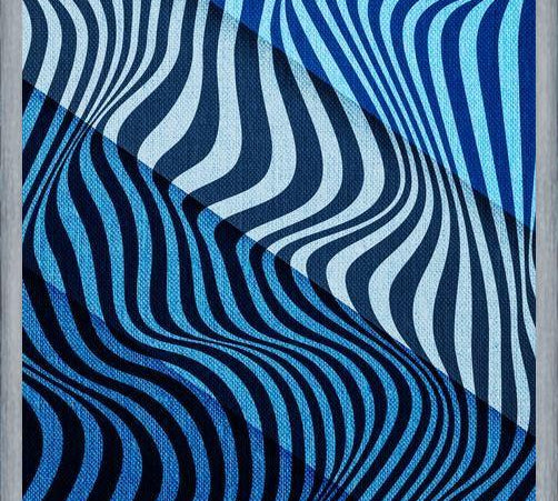 Cuadro Wild Stripes Blue