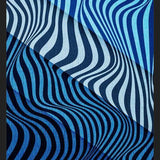 Cuadro Wild Stripes Blue