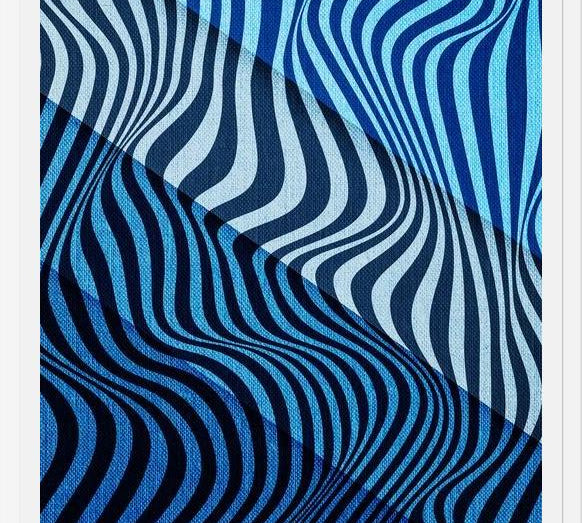 Cuadro Wild Stripes Blue