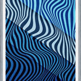 Cuadro Wild Stripes Blue