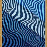 Cuadro Wild Stripes Blue