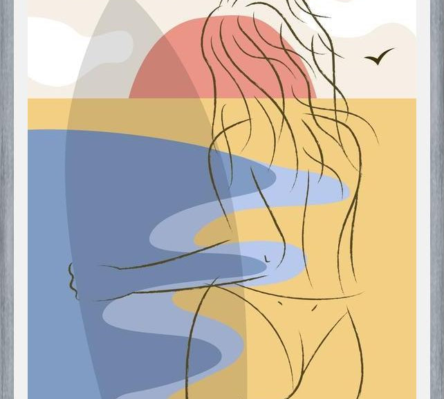 Cuadro Beach Girl 11