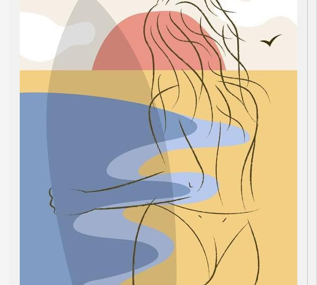 Cuadro Beach Girl 11