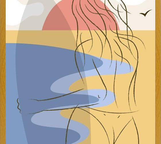 Cuadro Beach Girl 11