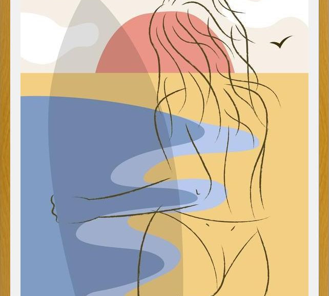 Cuadro Beach Girl 11