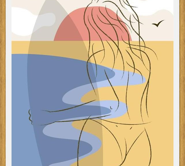 Cuadro Beach Girl 11