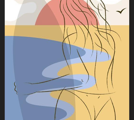 Cuadro Beach Girl 11