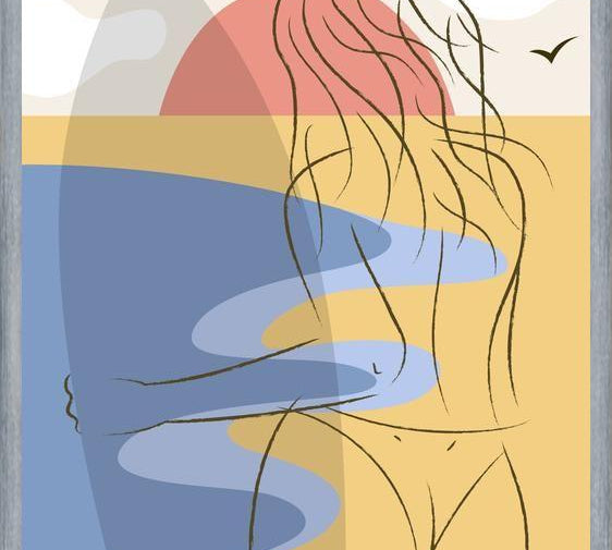 Cuadro Beach Girl 11