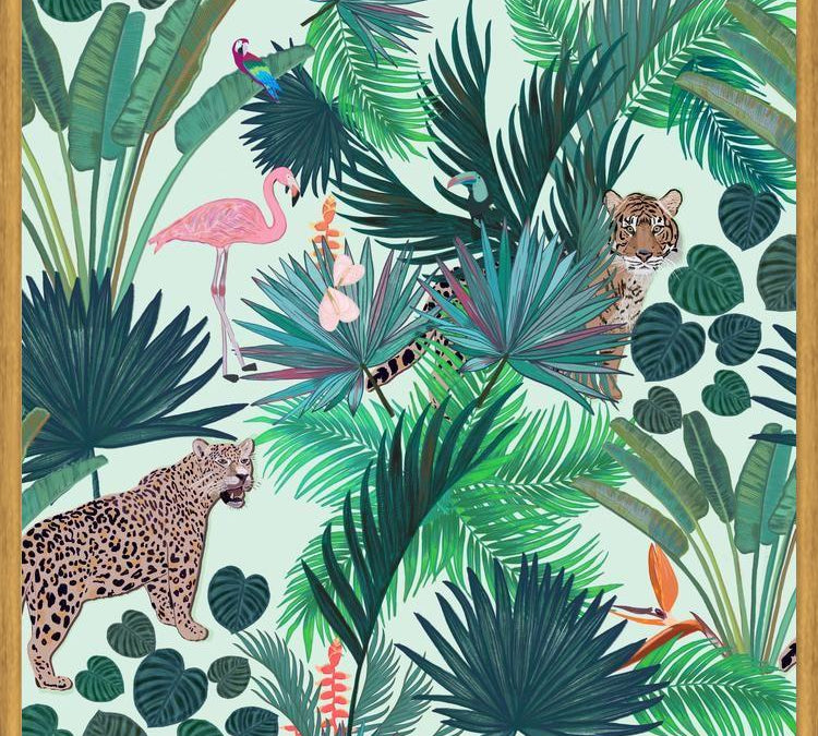 Cuadro Rain Forest and Tiger