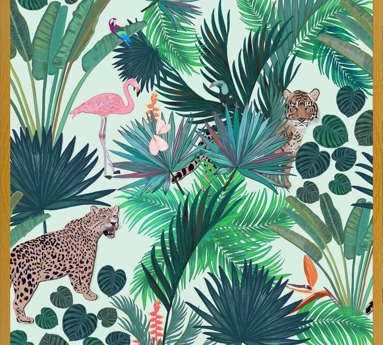 Cuadro Rain Forest and Tiger