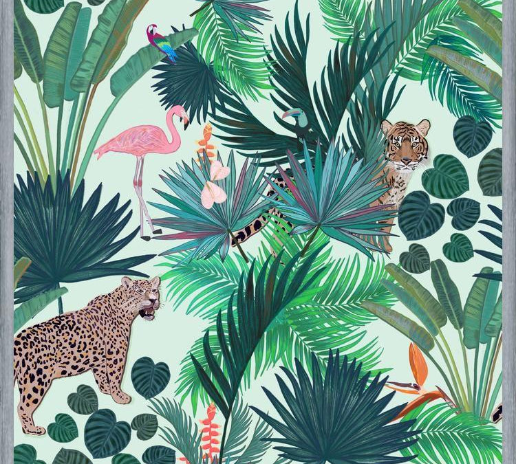 Cuadro Rain Forest and Tiger