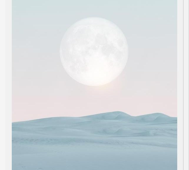 Cuadro Pastel desert II