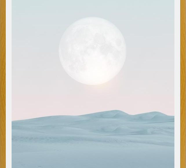 Cuadro Pastel desert II