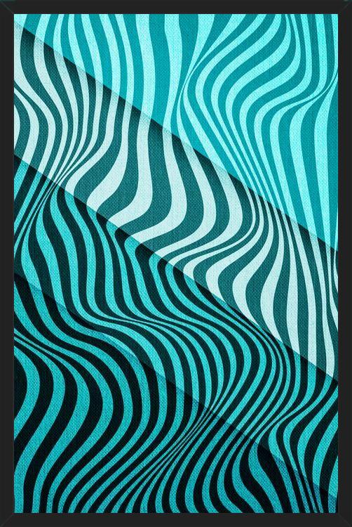 Cuadro Wild Stripes Green