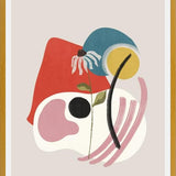 Cuadro Abstract Shapes & Flower 2