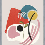 Cuadro Abstract Shapes & Flower 2