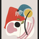 Cuadro Abstract Shapes & Flower 2