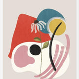 Cuadro Abstract Shapes & Flower 2