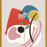 Cuadro Abstract Shapes & Flower 2