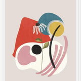Cuadro Abstract Shapes & Flower 2
