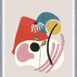 Cuadro Abstract Shapes & Flower 2